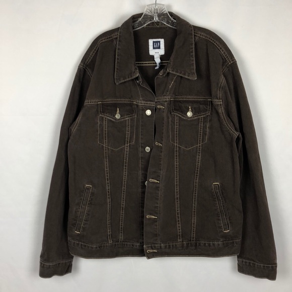GAP Jackets & Blazers - Gap Denim Jacket Women’s Size XXL Brown CLEAN